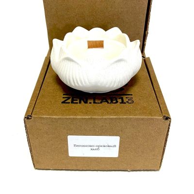 Свеча ароматическая «Лотос» 50мл., Бананово-ореховый хлеб