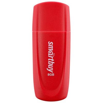 Память USB2.0 Flash 8 GB SMARTBUY Scout, красный, SB008GB2SCR