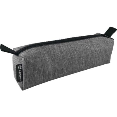 Пенал-косметичка, на молнии, 60х50х210 мм, «Лен» серый, LAMARK