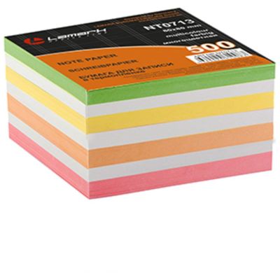 Бумага для записей 80*80*50 Lamark, цветная, непроклеенная