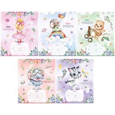 Тетрадь 12 л. А5 клетка ArtSpace «Рисунки. Little sweets»