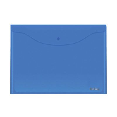 Папка-конверт на кнопке Berlingo, А3, 180мкм, синяя