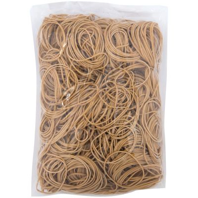 Резинки банковские 1кг OfficeSpace, диаметр 60мм, натуральный цвет