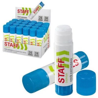 Клей-карандаш 24 г STAFF «EVERYDAY»