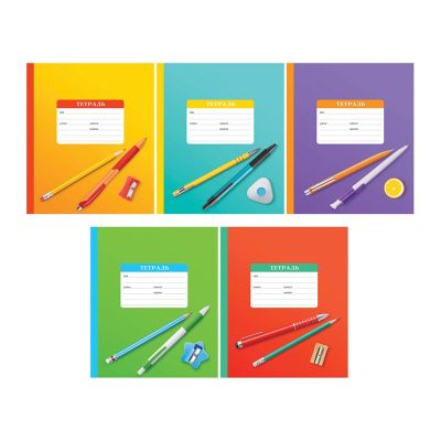 Тетрадь 12 л. А5 клетка ArtSpace «Микс. Школьный»