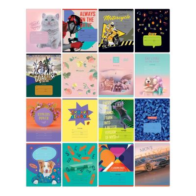 Тетрадь 12 л. А5 линия BG «Super Mix-16»