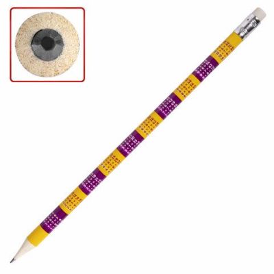 Карандаш чернографитовый (ч/г)  ЮНЛАНДИЯ «ЮНЛАНДИК-МАТЕМАТИК», HB, с ластиком