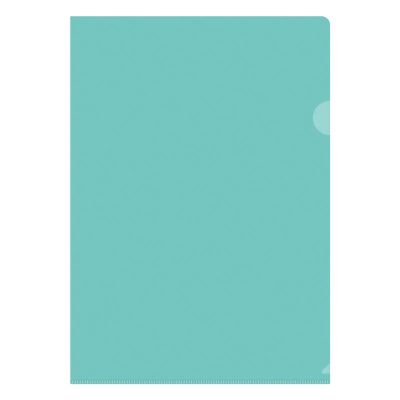 Папка-уголок OfficeSpace А4 150мкм прозрачная зеленая