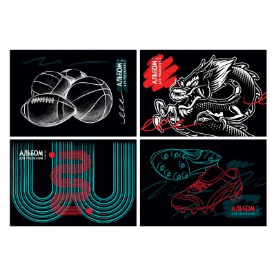 Альбом для рисования 32л., А4, на скрепке BG «BoyZZ»