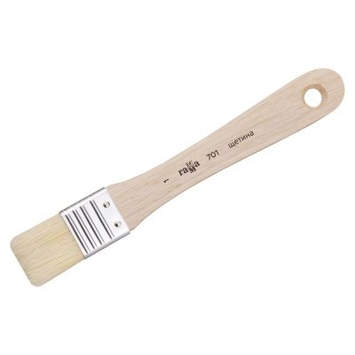 Кисть №1 художественная Гамма, щетина, флейц