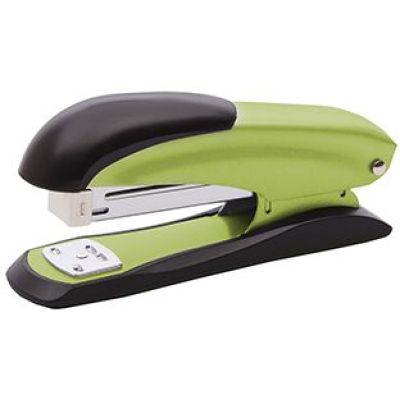 Степлер №24/6 26/6 LAMARK Ulrich светло-зеленый, индикатор скоб, антистеплер, 25 л.