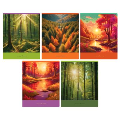 Тетрадь 48л., А5, клетка BG «Природа»