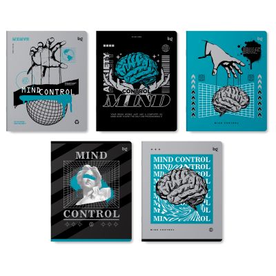 Тетрадь 48л., А5, клетка BG «Mind control»