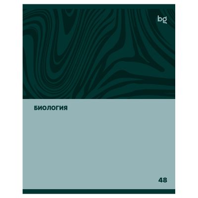 Тетрадь предметная 48л. BG «Single colour» - Биология
