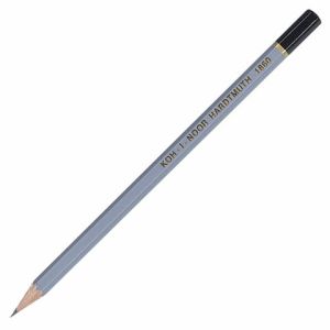 Карандаш чернографитовый (ч/г) KOH-I-NOOR 1860, 1 шт., B, корпус серый