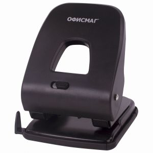 Дырокол 40 л. ОФИСМАГ SUPER-40, черный, 229696