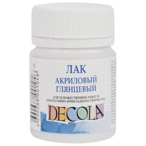 Лак акриловый глянцевый «Декола», 50 мл, в банке, 5828920