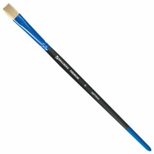 Кисть  № 6 щетина, плоская BRAUBERG PREMIUM, 200995