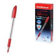 Ручка шариковая ErichKrause U-109 Stick&Grip Classic 1.0, Ultra Glide Technology, красный, 53744