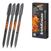 Ручка шариковая ErichKrause U-109 Stick&Grip Happy Capy 1.0, Ultra Glide Technology, синий, 61101