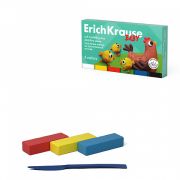 Пластилин мягкий ErichKrause Baby на растительной основе с Алоэ Вера 6 цв., 120 гр., 61323
