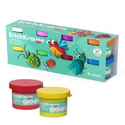 Тесто для лепки ErichKrause Baby с Алоэ Вера 8 цветов по 35 г (в коробке-рукаве 8 шт) 61403