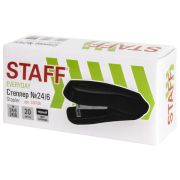 Степлер №24/6, 26/6 STAFF «EVERYDAY» до 20 листов, черный