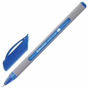 Ручка шариковая масляная BRAUBERG «Extra Glide Soft Grey», СИНЯЯ, узел 0,7 мм, линия письма 0,35 мм.