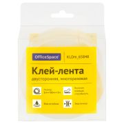Клей-лента двусторонняя многоразовая (cкотч NANO) OfficeSpace, 30мм*2мм*3м KLDm_65848