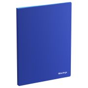 Папка 20 файлов (с прозрачными вкладышами) Berlingo Soft Touch Pro,17мм,700мкм, синий, с вн. карм.