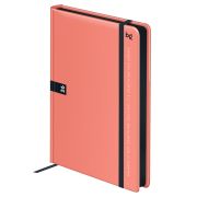 Ежедневник датированный 2026, А5, 7БЦ BG«Monochrome. Apricot», коралловый, soft touch DdА5_09617
