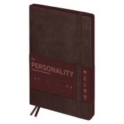 Ежедневник датированный 2026г., А5, 176л., мягкий переплет, кожзам, BG «Personality. Mokko»