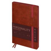 Ежедневник датированный 2026г., А5, 176л., мягкий переплет, кожзам, BG «Personality. Sienna»