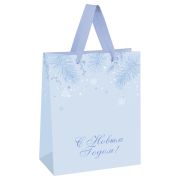 Пакет подарочный 26*32*12см MESHU «NewYear Time», фольга, матовая ламинация MS_66164