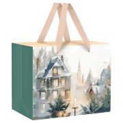 Пакет-коробка подарочный 27*20*13см MESHU «Christmas mood», фольга, матовая ламинация MS_62694