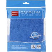 Салфетка для мытья пола OfficeClean «Премиум», микрофибра, 50*60см, индивид. упаковка 246343