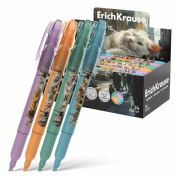 Маркер текстовыделитель ERICH KRAUSE V-15 «Big City Cats», АССОРТИ, линия 0,6-3,5 мм, 63368