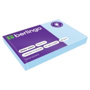 Бумага для записей с клейким краем 76*51мм Berlingo «Standard», 100л., голубой, HN7651SB