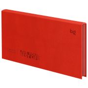 Еженедельник недатированный, 64л., мягкий переплет, кожзам, BG «Waltz.Scarlet red», цветной срез Wu_62160