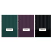 Тетрадь 96л., А4, клетка, на гребне BG «Minimal», глянцевая ламинация, тиснение фольгой