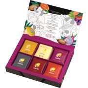 Чай CURTIS Dessert Tea Collection, НАБОР 30 пакетиков, ассорти (6 вкусов по 5 пак), 58,5г