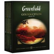 Чай GREENFIELD «Golden Ceylon», черный, 100 пакетиков в конвертах по 2г