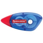 Корректирующая лента BRAUBERG 5мм х 8м, корпус синий, механизм перемотки, блистер, 227801