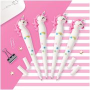 Ручка шариковая MESHU «Unicorn» (единорог) синяя, 0,7мм, большой корпус, софтач