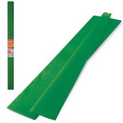 Бумага гофрированная/креповая BRAUBERG 50*250см ПОДЕЛОЧНАЯ КРЕПИРОВАННАЯ ПЛОТНАЯ зеленая