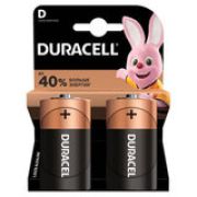 Батарейка D DURACELL алкалаиновые 1.5V LR20 2шт.