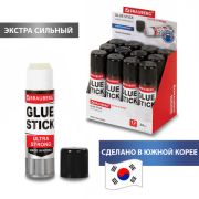 Клей-карандаш 36 г BRAUBERG, ULTRA STRONG, УСИЛЕННАЯ ФОРМУЛА, ЮЖНАЯ КОРЕЯ, 229546