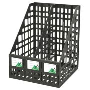 Лоток сборный вертикальный 2 отделения черный СТАММ