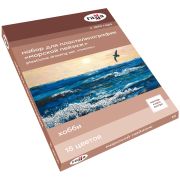 Набор для пластилинографии Гамма «Хобби. Морской пейзаж», 15 цветов, 390г, мастер-класс, стек, картон. упак.,