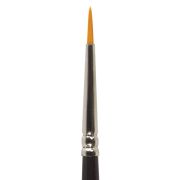 Кисть №0 BRAUBERG ART CLASSIC, синтетика жесткая, круглая, длинная ручка, 200655